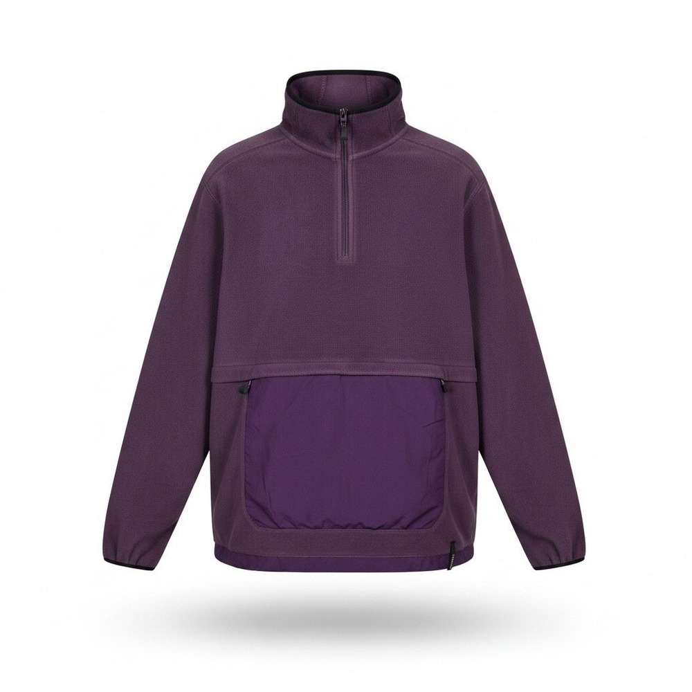 Motion‎ Expedition 1/4 Zip Hoodie Size Medium Purple 1/4 Zip Fleece Pullover NWT
